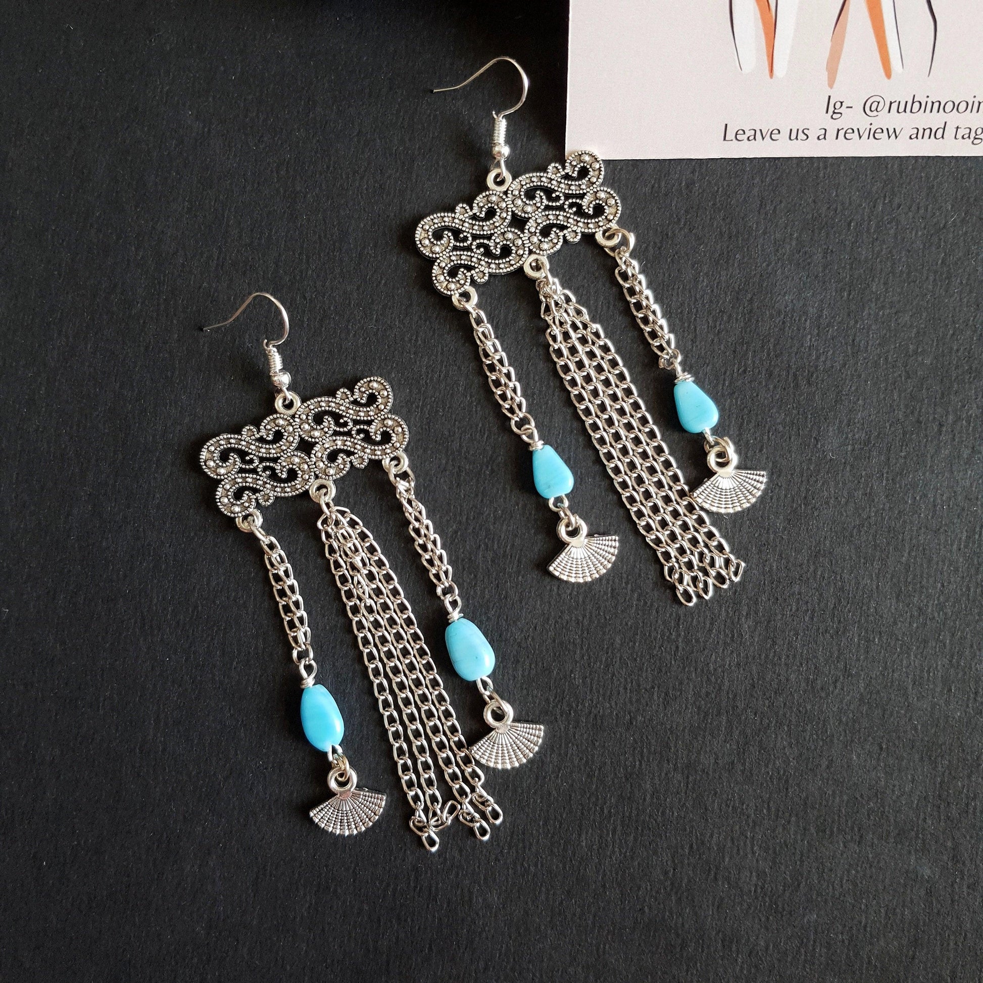 Iksu Earrings - Rubinoo