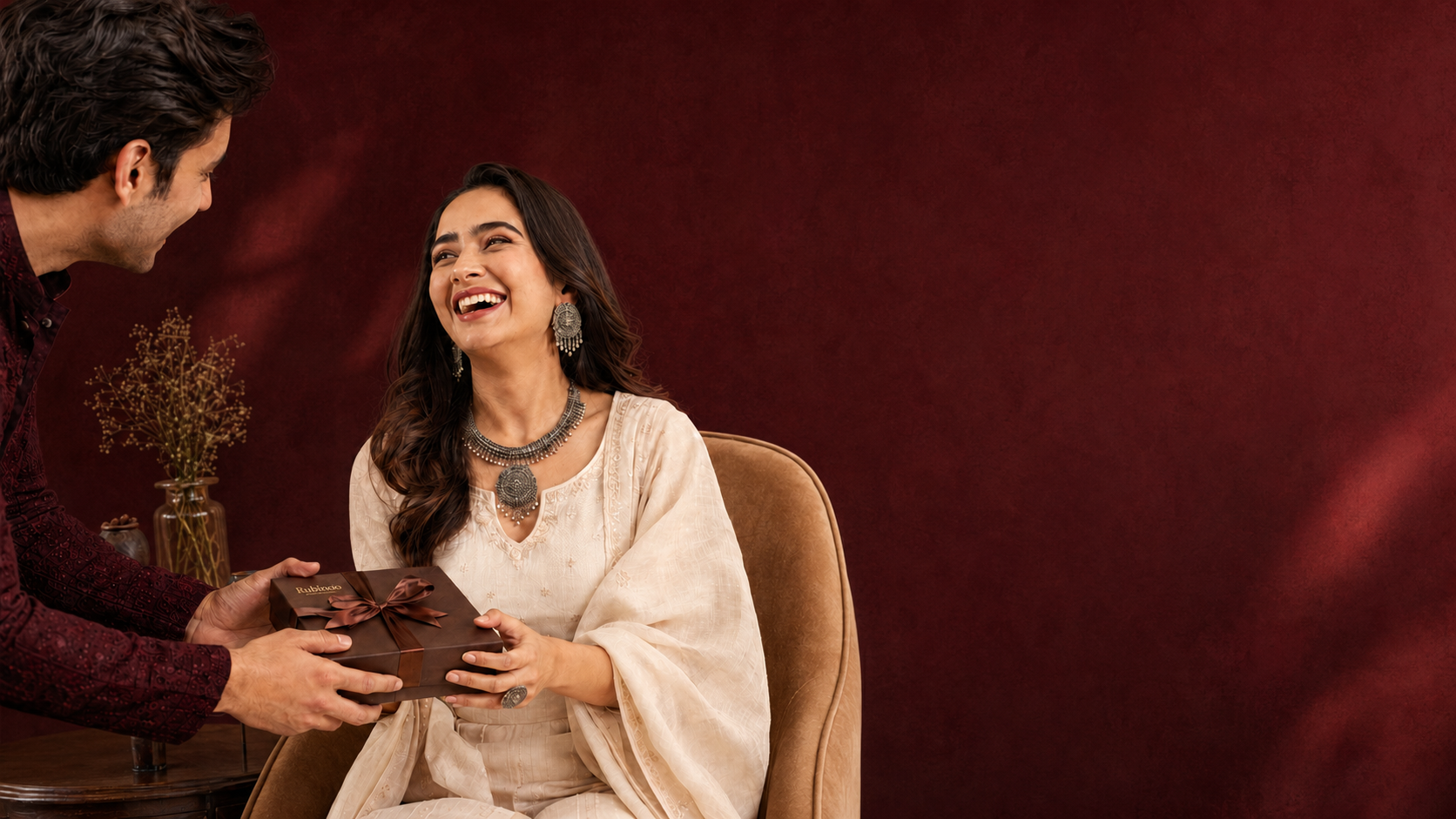 This rakhi gift her something she’ll actually wear