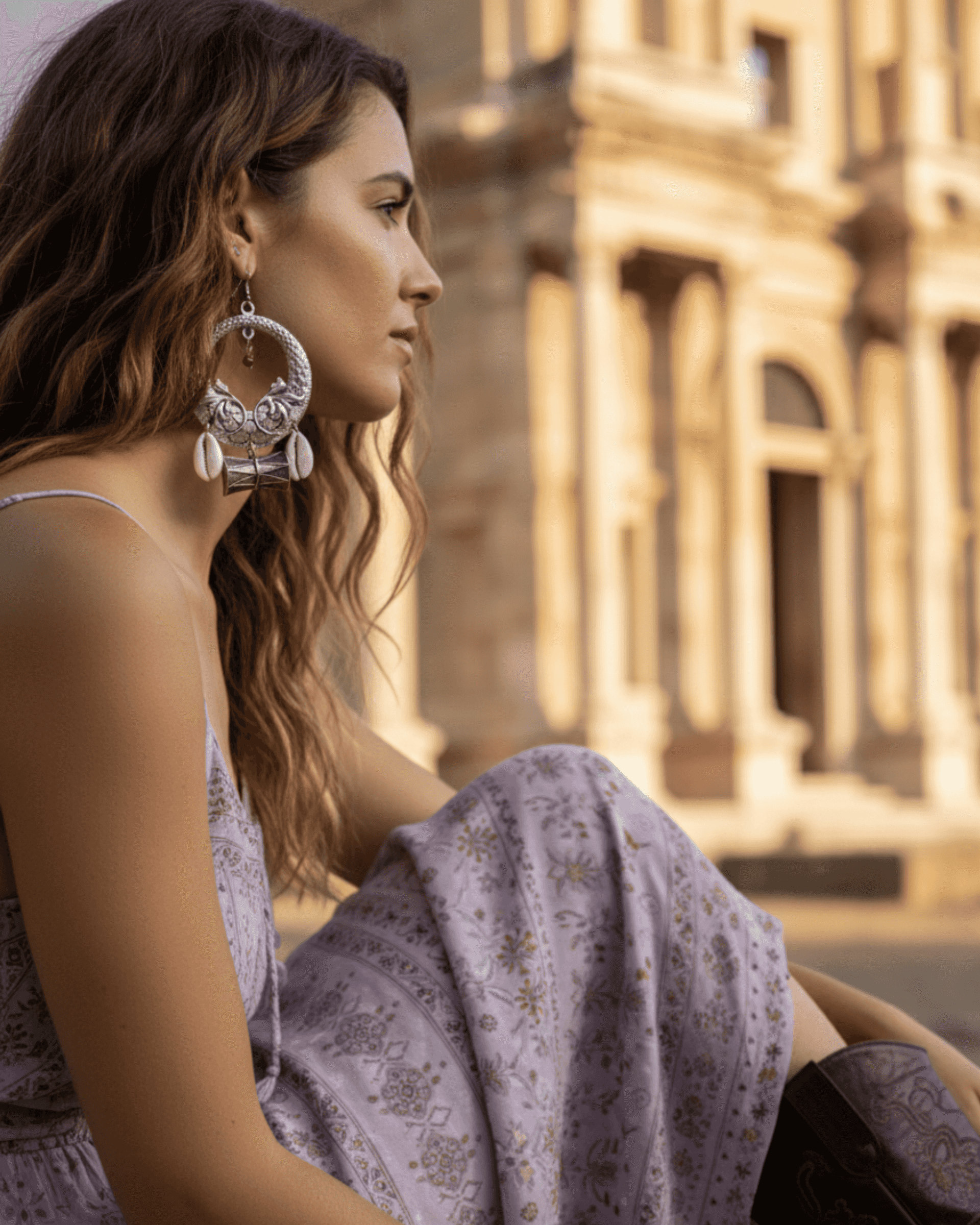 Dholika Cowrie Tribal Earrings