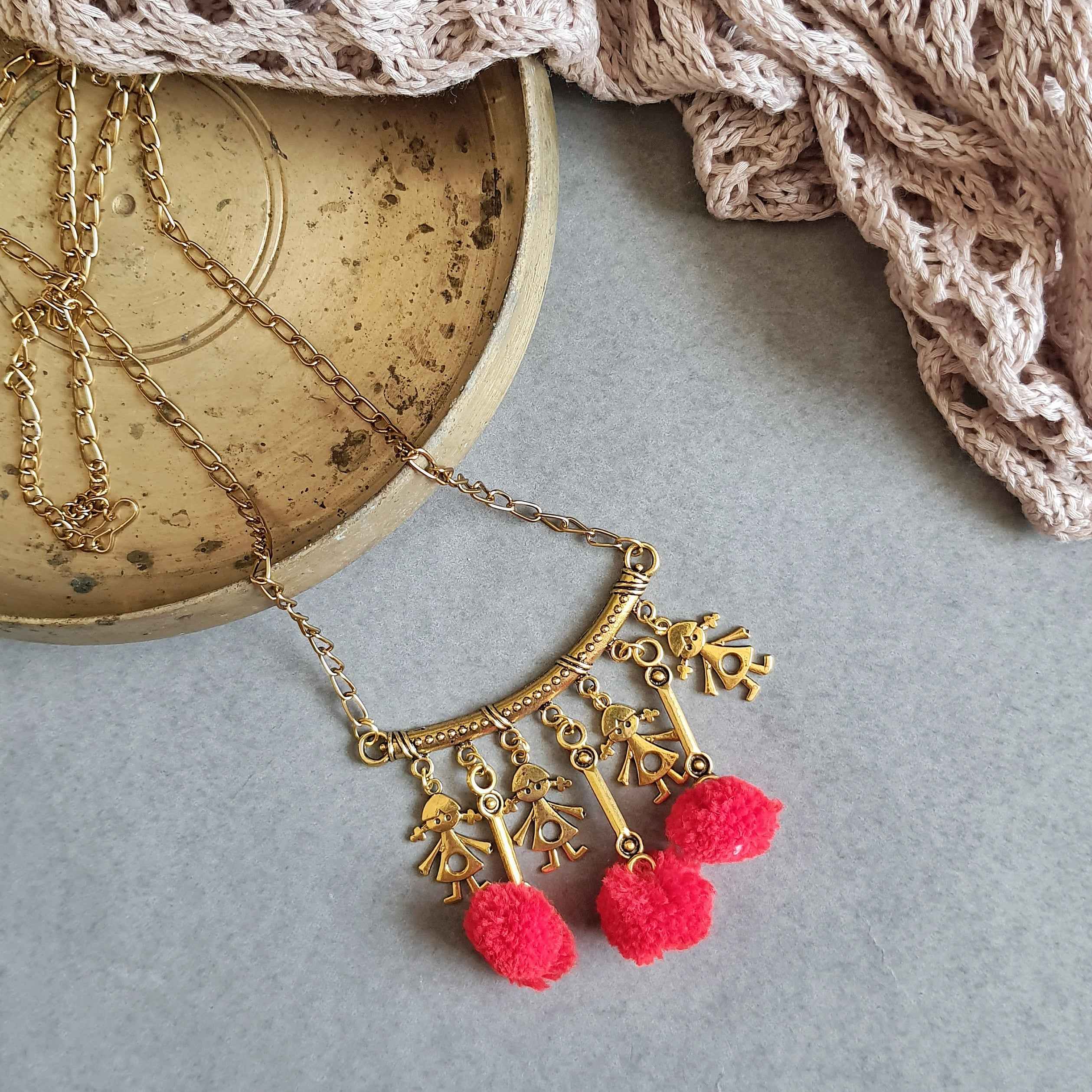 Gulabo long necklace - Rubinoo