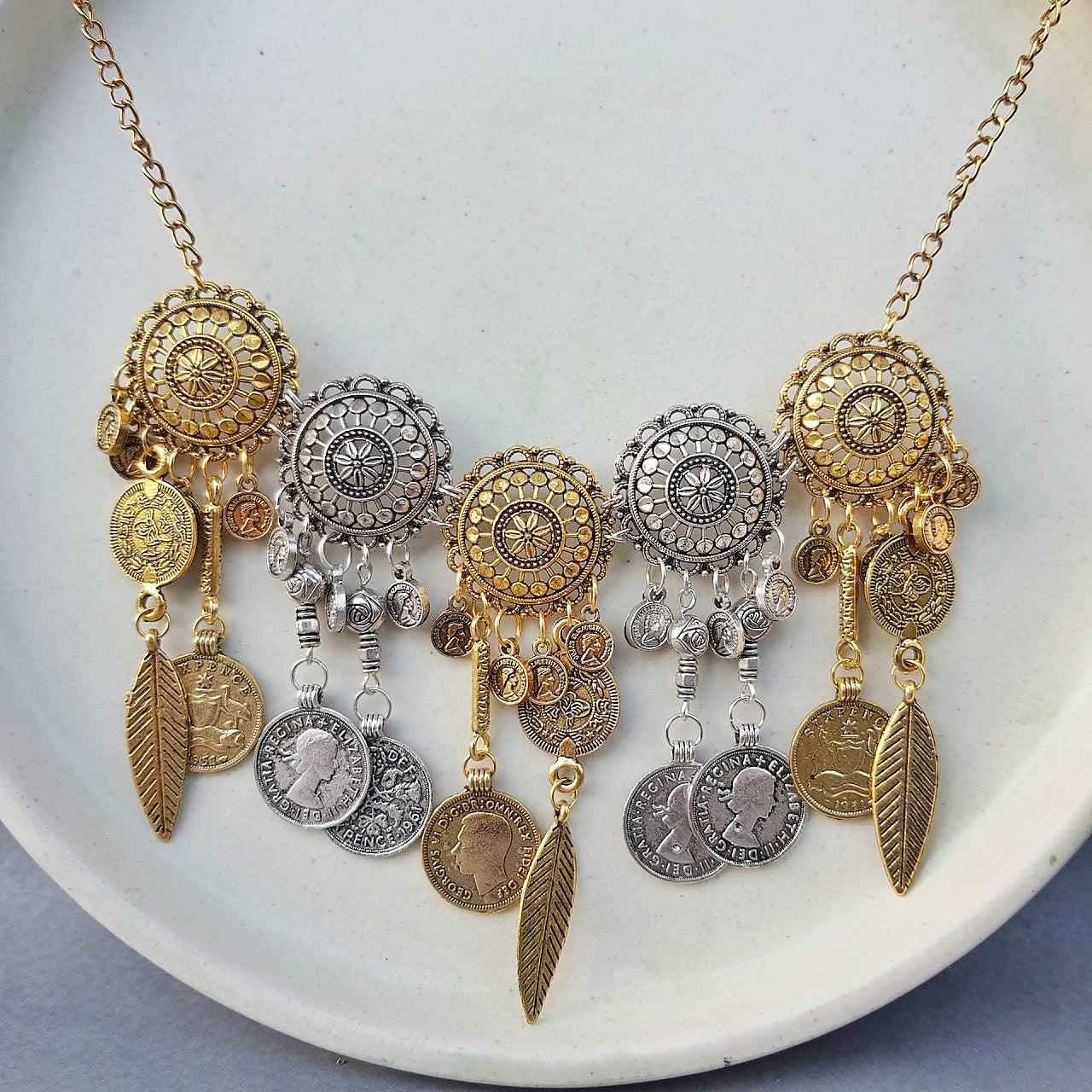 Aneri Dual Tone Choker - Rubinoo