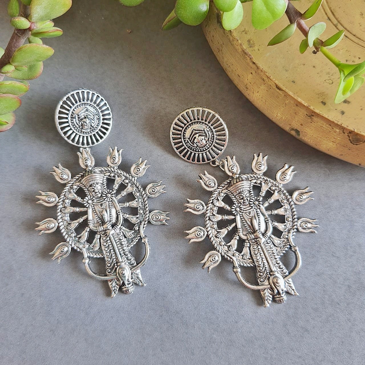 Natraj Chakra Earrings