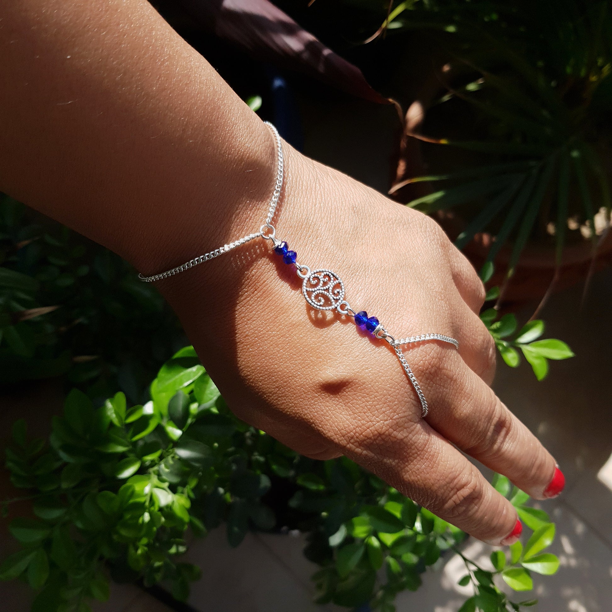 Zehra Hand ring chain bracelet