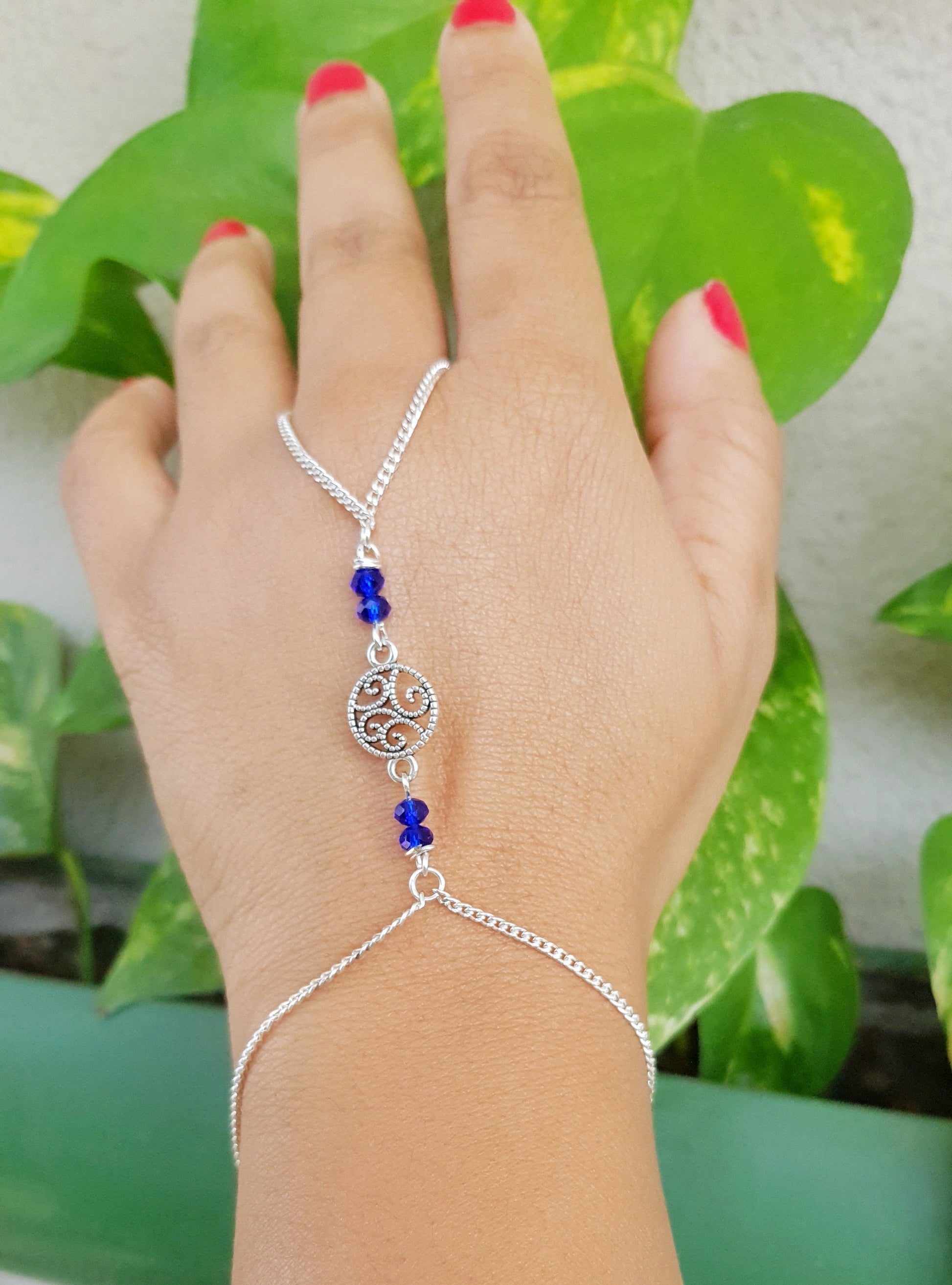 Zehra Hand ring chain bracelet