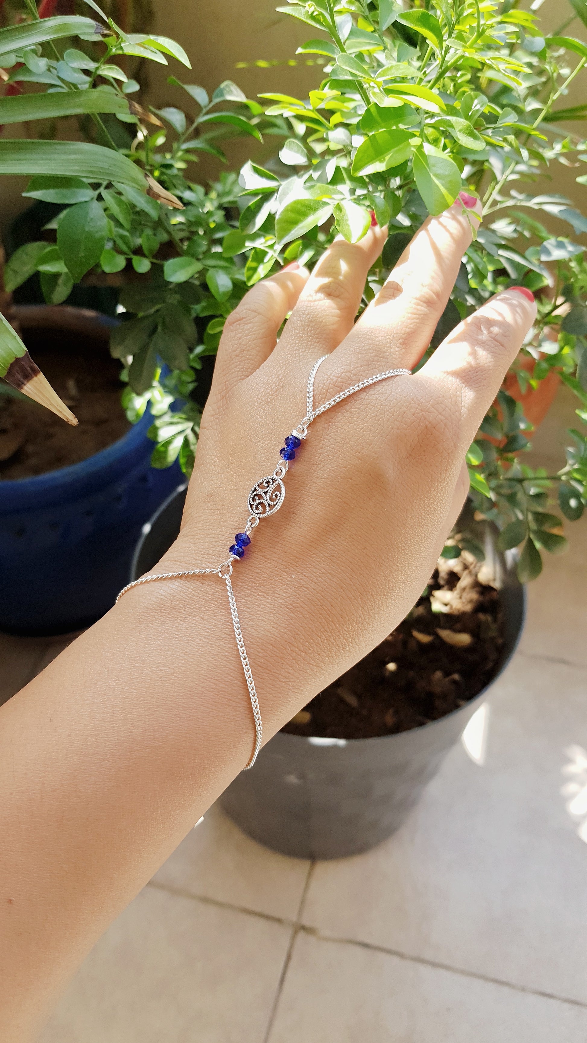 Zehra Hand ring chain bracelet