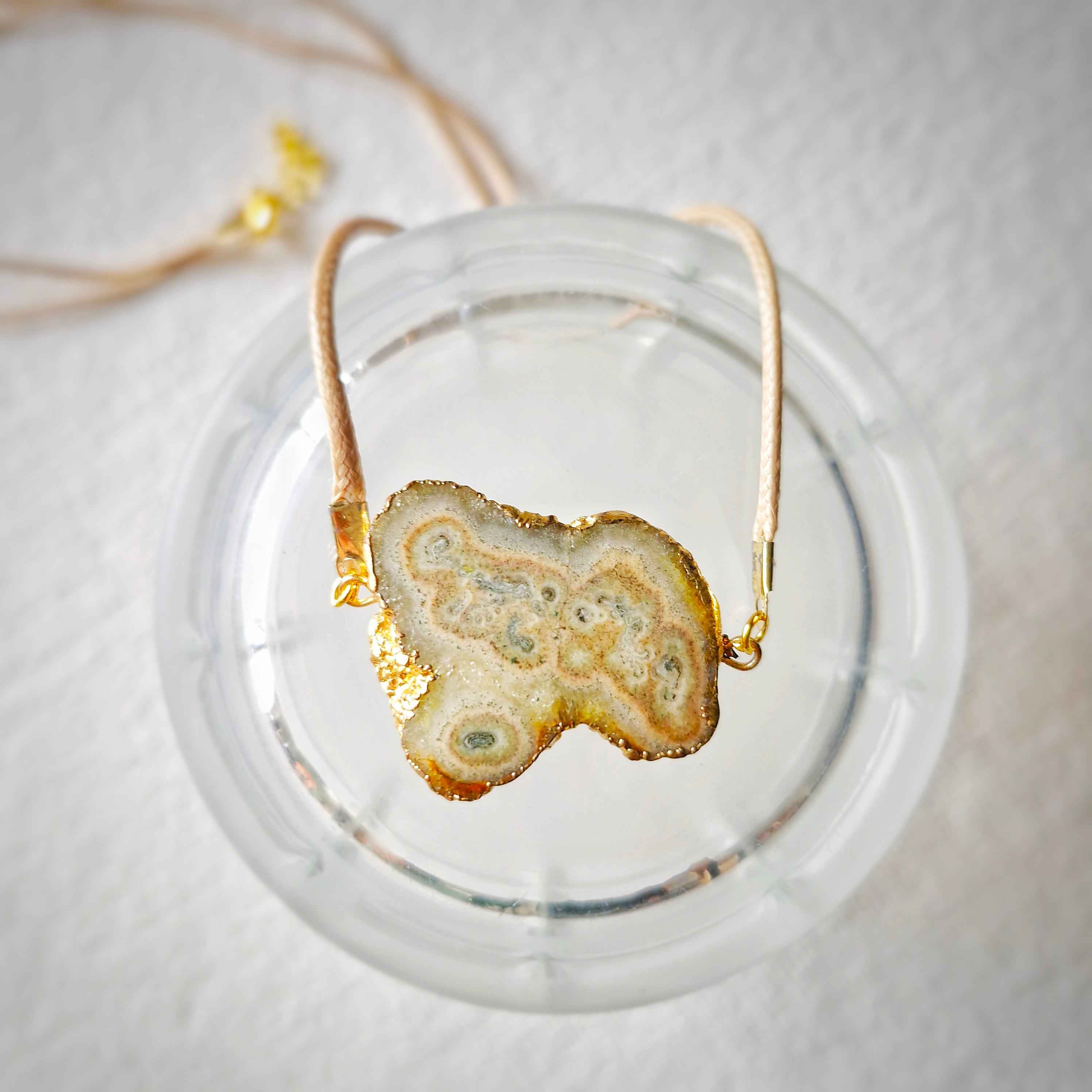 Luna Druzy Crystal Pendant - Rubinoo