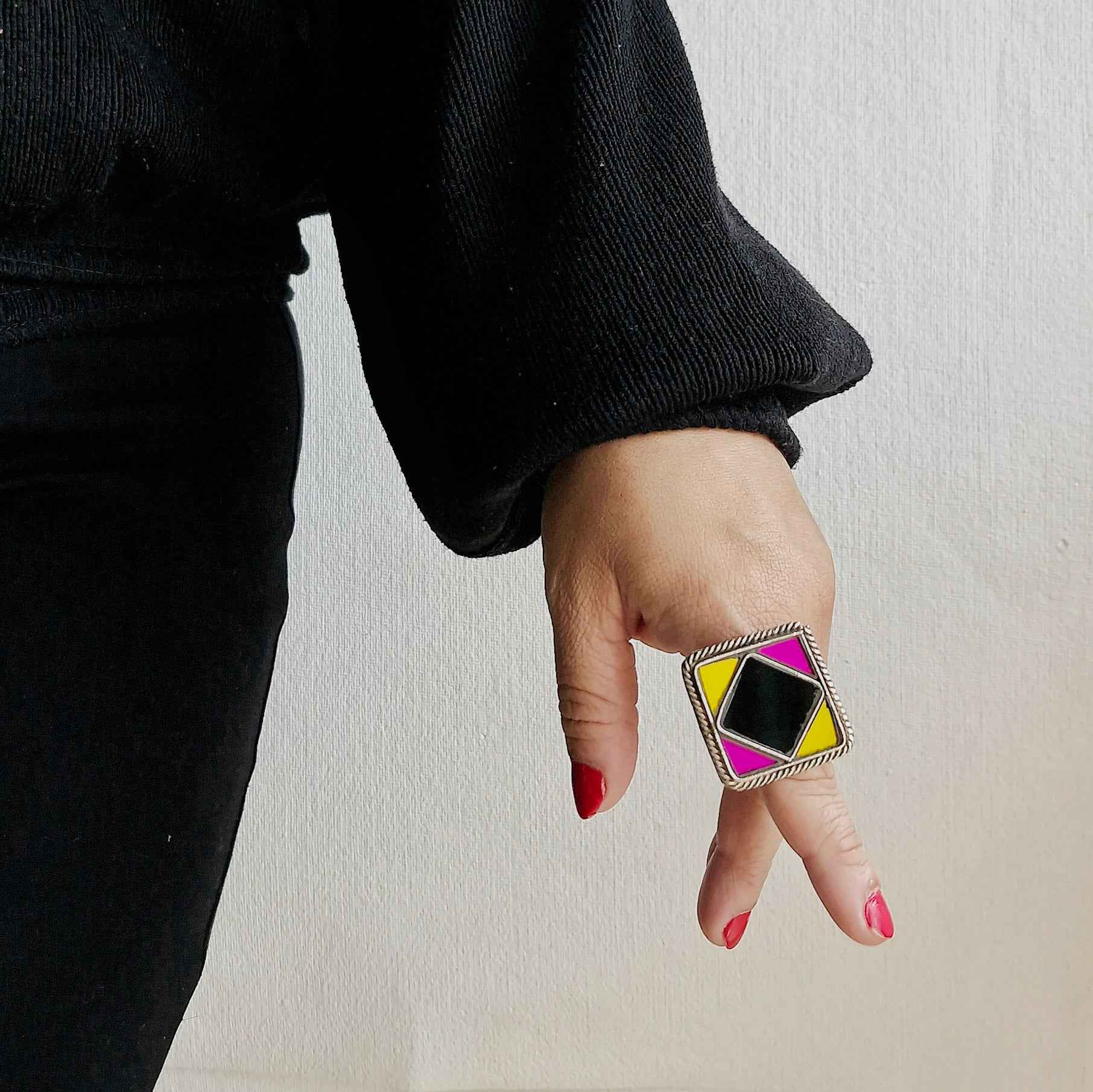 Naaz Statement Ring - Rubinoo