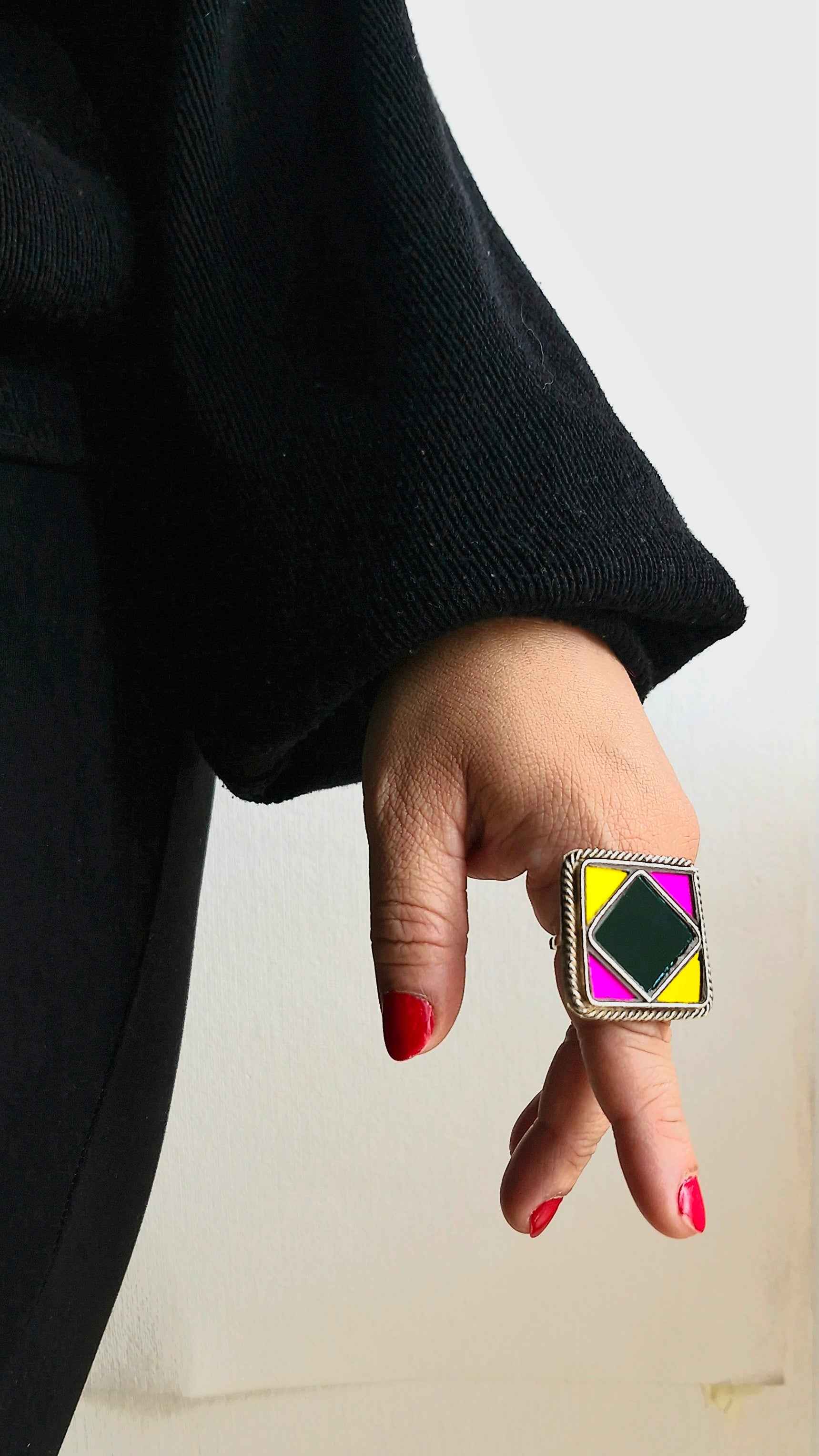 Naaz Statement Ring - Rubinoo
