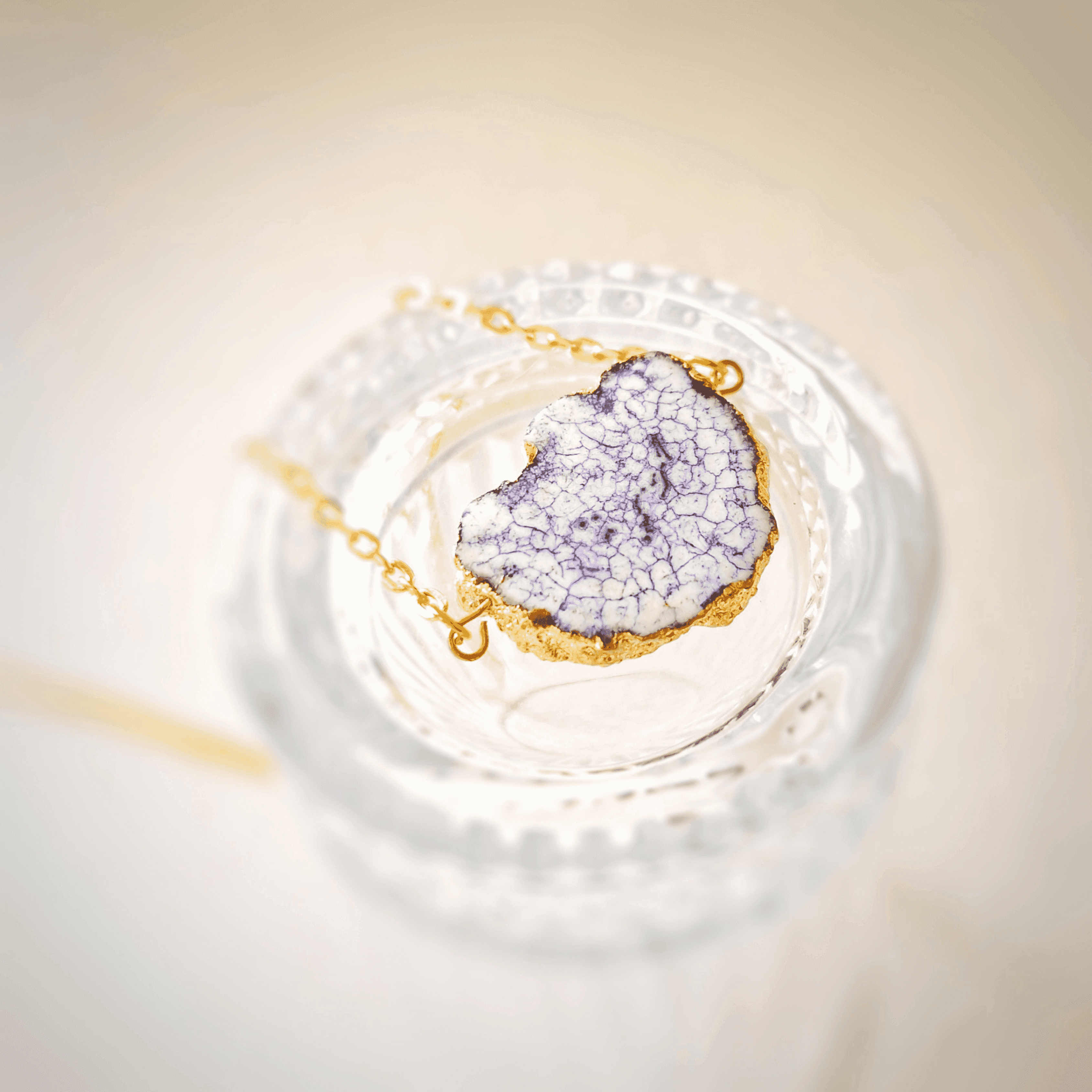 Druzy Crystal Pendant Necklace - Rubinoo