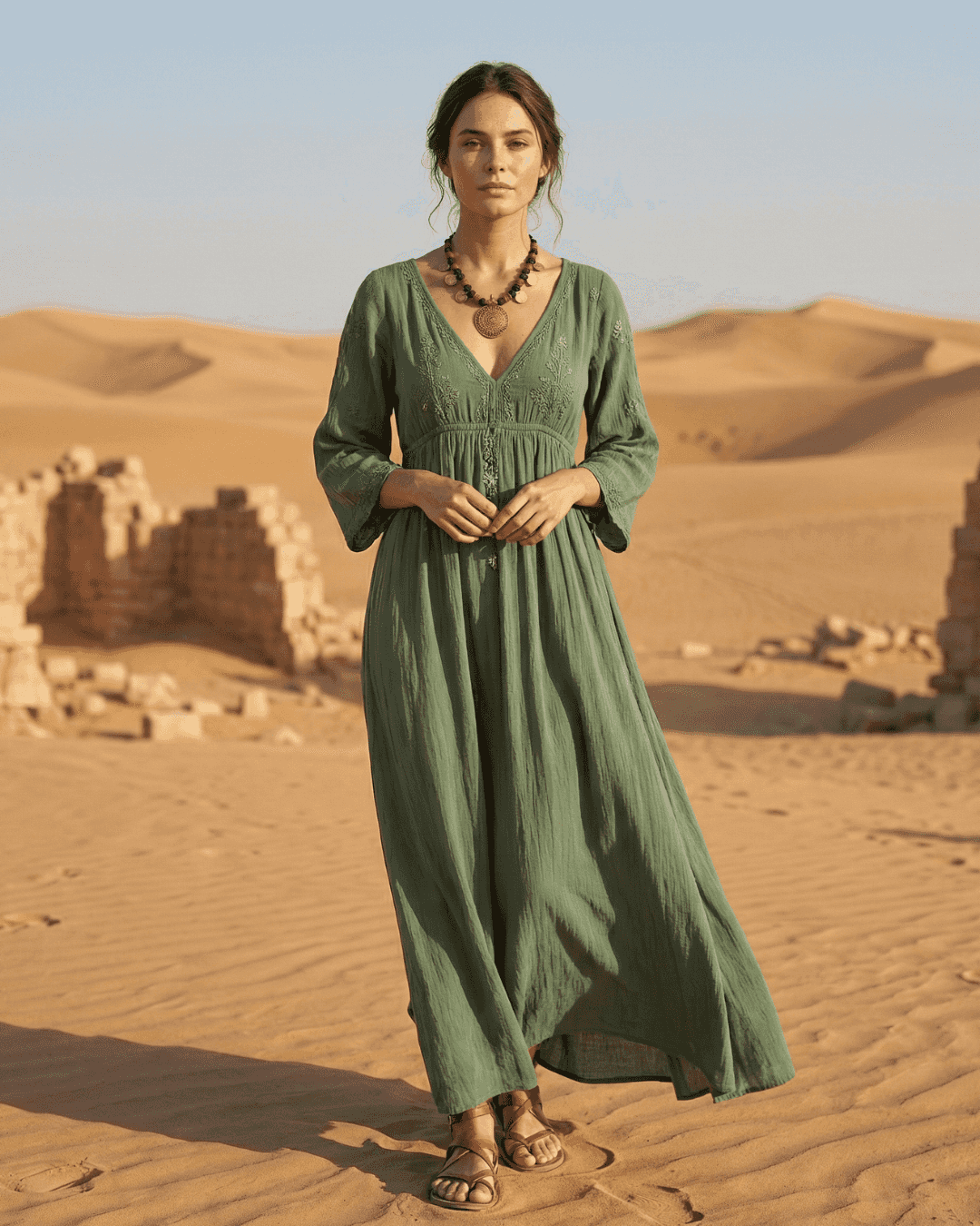 Vintage Tribal Coin Necklace