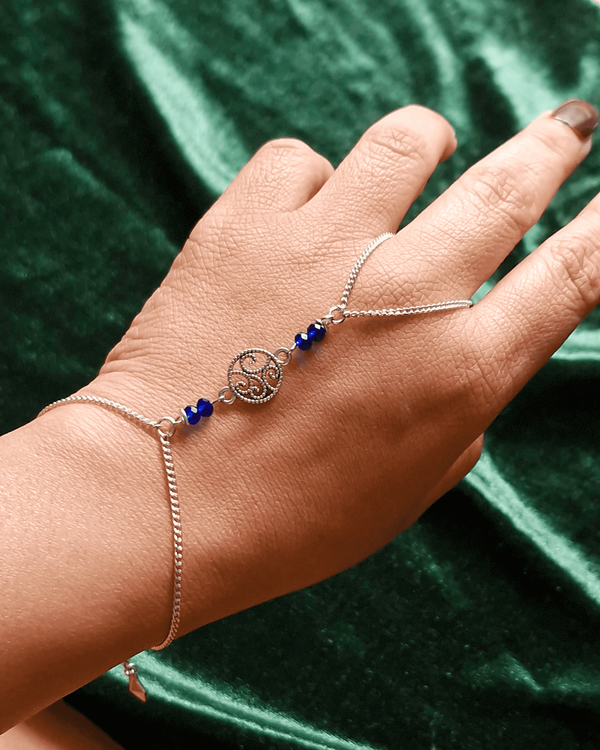 Zehra Hand ring chain bracelet