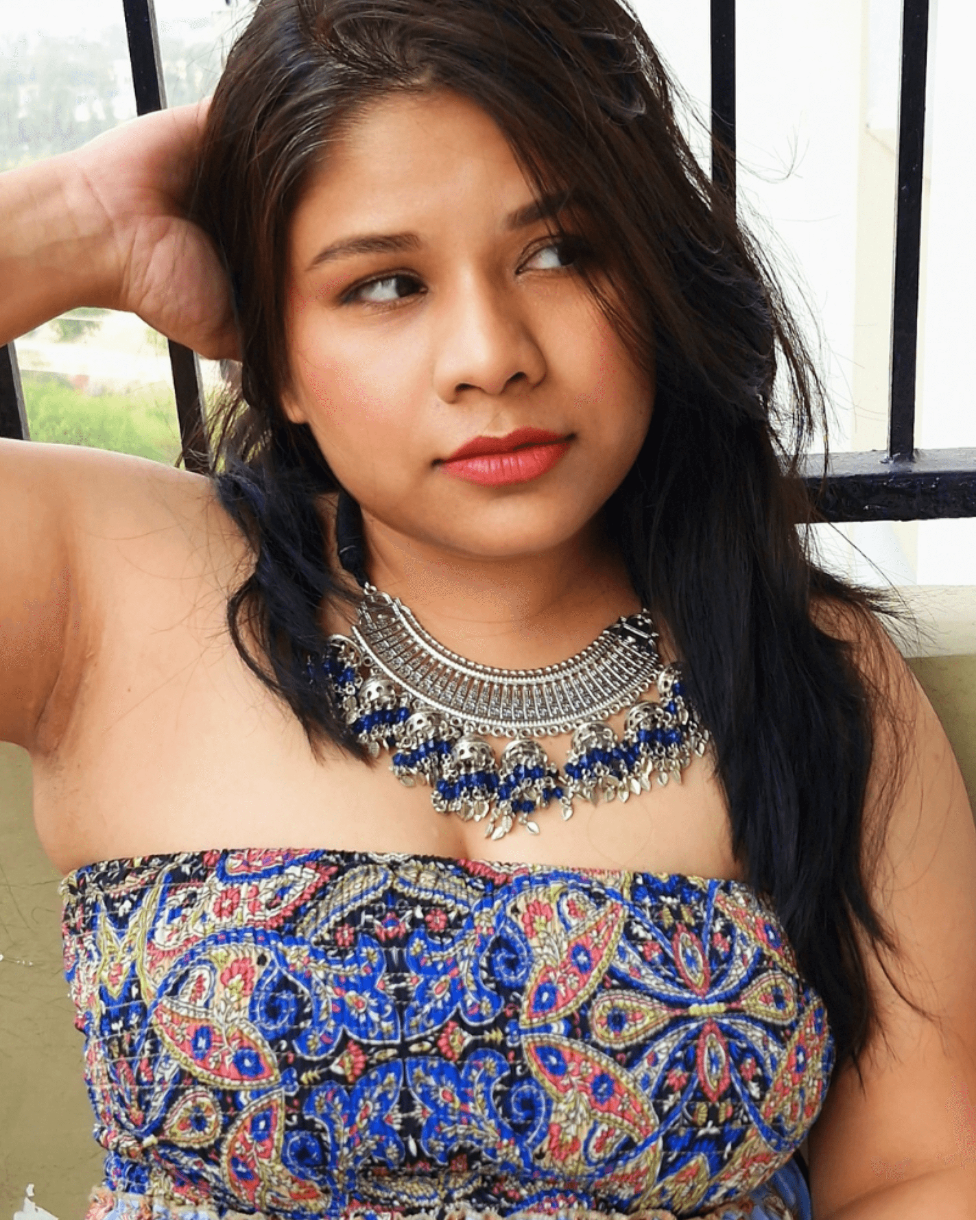 Amrapali Jhumka Choker - Rubinoo