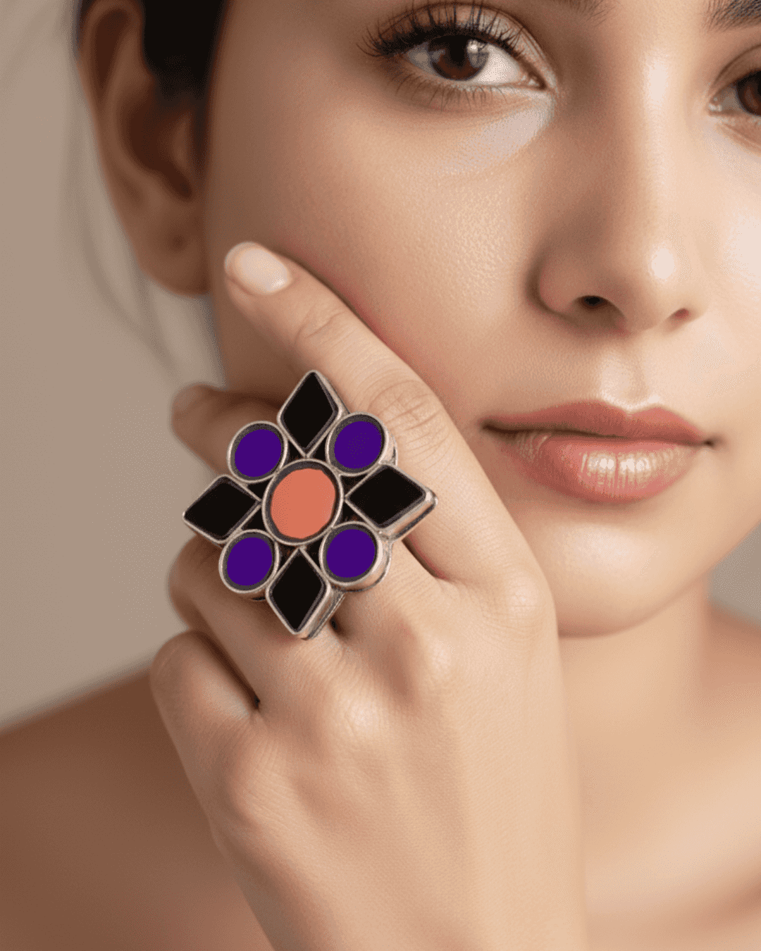 Afreen Statement Ring
