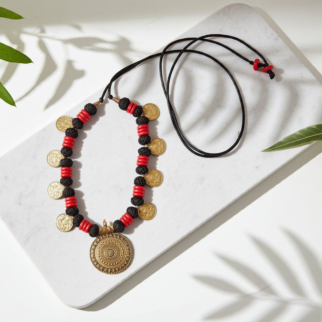 Vintage Tribal Coin Necklace