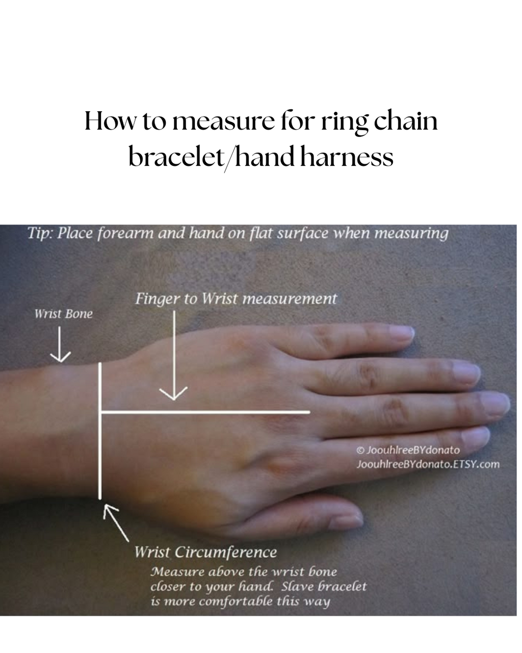 Zehra Hand ring chain bracelet